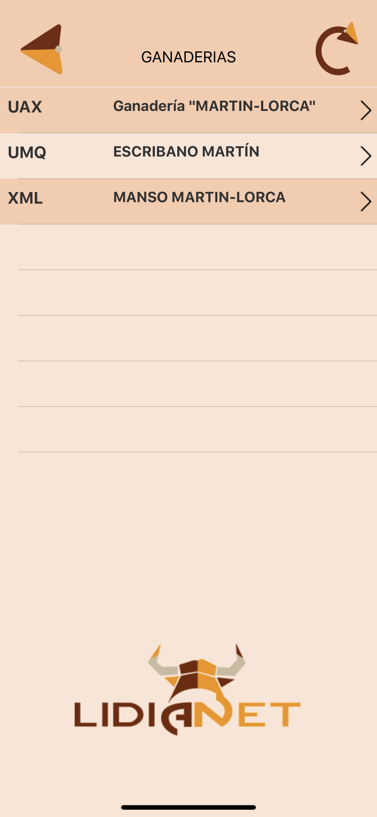 LidiaNet - ganaderías